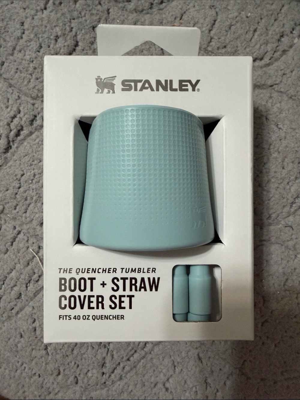 Stanley Boot & Straw Cover Set in Light Blue